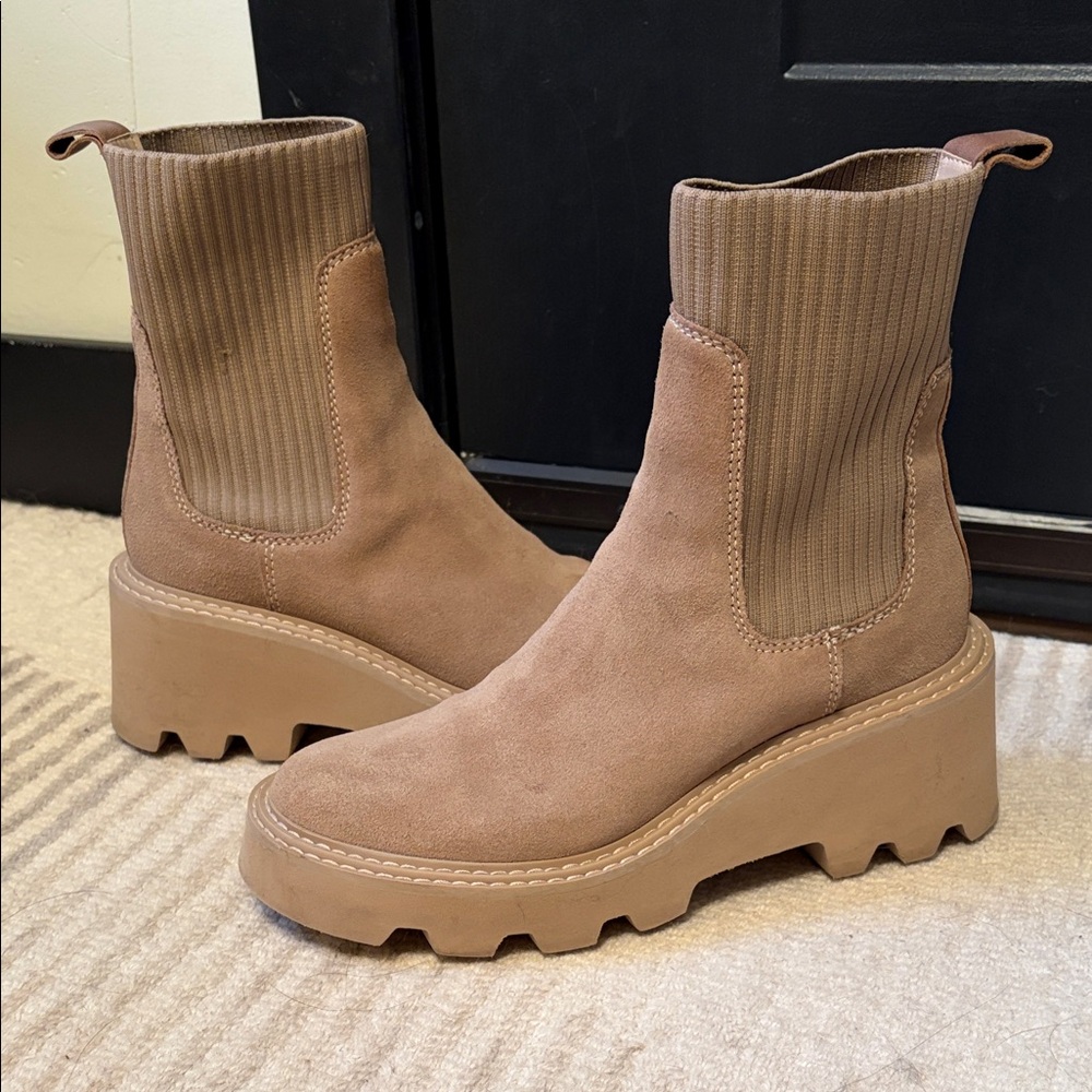 Dolce vita lug boots suede